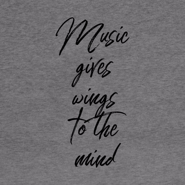 Music gives wings to the mind by GMAT